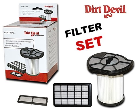 Bild von Dirt Devil Filterset für Centrixx M1882, M1883, M3020, M3025, M3882, M3883