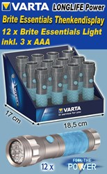Bild von Varta Brite Essentials Thekendisplay mit 12 x Brite Essentials Light Taschenlampen inkl. 3 x AAA