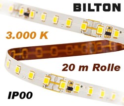 Bild von BILTONONE 900 Lineares LED Lichtband 24 V DC / 8,2 W/m / IP00 / 3.000 K / 20 m / Warmweiß