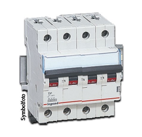 Bild von Legrand Leitungsschutzschalter TX3 LS B13 A, 3-polig+N, 10 kA, 4-modulig 400 V AC / Kennlinie B