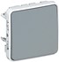 Bild von Wippschalter Universal Aus-/ Wechsel 1-polig Feuchtraum Modular Plexo 55 grau, Bild 1