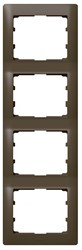 Bild von Rahmen 4-fach senkrecht Galea dark bronze