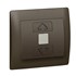 Bild von Wippe Jalousie ohne IR-Fenster für PLC-Steuerung Galea dark bronze, Bild 1