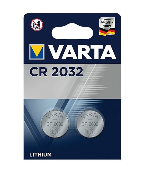 Bild von Varta Professional Electronics Knopfzellen Lithium 2er Blister / Art. CR2032 / 3 V / 230 mAh
