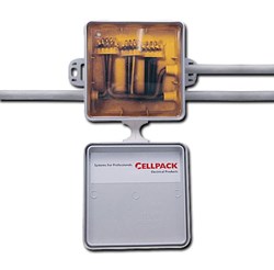 Bild von Cellpack Universalbox CG Verbindungs- und Abzweigdose mit Klemmen / 250ml / 2-Komp.-Kohlenwasserstoffharz / für Kabeldurchmesser von 8-14 mm