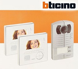 Bild von Bticino Video-Tür-Sprechanlage für das 2-Familien-Haus, LINEA 2000 METALL, 2-Draht-Bustechnik