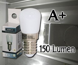 Bild von LED Kühlschrankbirne 2W / 150 Lumen / E14 / 360° / 6.500K 