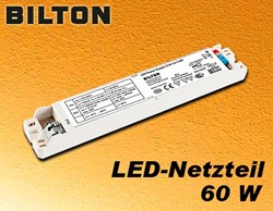Bild von Bilton LED-Netzteil 60W 198 - 264V AC / 24V DC Gehäuse geschlossen IP20