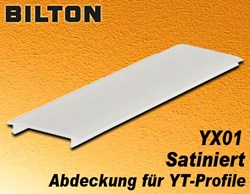 Bild von Bilton Abdeckung für YT-Profile satiniert L2000 x B17,3 x H3,2 mm