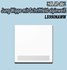 Bild von Jung Wippe mit Schriftfeld aus Duroplast alpinweiß glänzend IP44, Bild 1