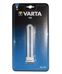 Bild von Varta V794 Leuchtstoffröhre FLS / 450 Lumen / 9W / 2G7 4-Pin / 6 V / 6.400K / für Leuchten 11662, 18662