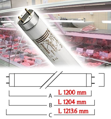 Bild von Sylvania Gourmet T8 Leuchtstoffröhre fluoreszierend 1.500 lm / 36W / G13 / L 1.200 mm / 103V / 3.700K