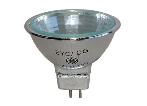 Bild von NV Halogen Reflektorlampe MR16 EYC/CG Q7 Long Life Constant Color 71W / GU5,3 / 12V / 40° / 3000K / mit Sicherheitsglas UV-Control / Beamer geeignet