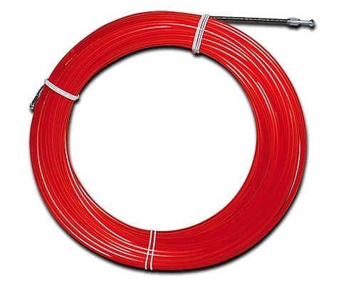 Bild von Perlon Einziehfeder für den Profi in rot / Ø 4 mm / 10m