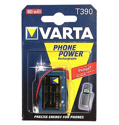 Bild von Varta Akku Nickel Cadmium Phone Power Akku für Schnurlostelefone / T390 - 1er Blister