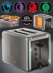 Bild von Illumina Toaster mit 4-farbigem Illumina Leuchtring, 6 einstellbare Bräunungsstufen / 1.000 Watt