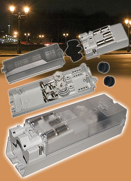 Bild von TYCO Mastübergangskasten für die Straßenbeleuchtung IP44 / 2 x E14 / 5x16 qmm