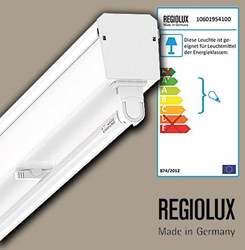 Bild von Regiolux Lichtleiste IP20 / ILF1/35/49/80E mit EVG Standard - L 1.535 mm - weiß - ohne Leuchtmittel