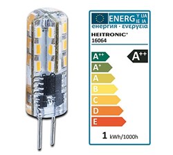 Bild von LED Leuchtmittel mit Stiftsockel 80 Lumen / 0,9W / G4 / 12V AC/DC  / 2.700K / 300° / Warmweiß