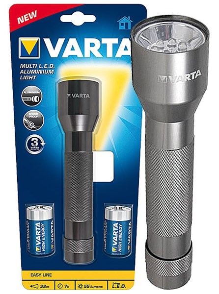 Bild von Varta Taschenlampe Multi LED Aluminium Light 2C