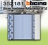 Bild von Bticino Frontblende mit 8 Ruftasten / 2-reihig  Aluminium Allmetal, grau, Bild 1