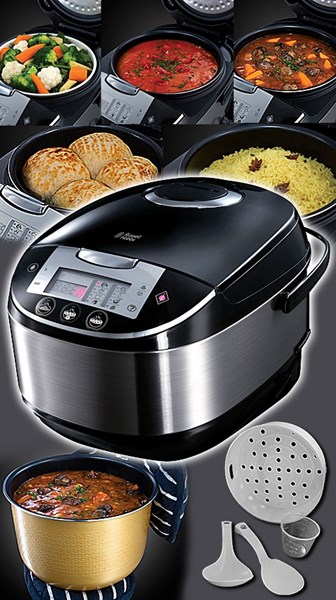Bild von Cook@Home Multicooker mit 11 verschiedenen Kochprogrammen und 900 Watt