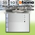 Bild von Bticino Frontblende Allmetal für Audio-Türlautsprechermodul Plus ohne Ruftasten, Bild 1