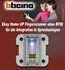 Bild von Bticino Ekey Home UP Fingerscanner ohne RFID für die Integration in Sprechanlagen, Bild 1