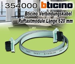 Bild von Bticino Verbindungskabel zum Verbinden von Ruftastmodulen in mehrreihigen Türstationen - L 620 mm