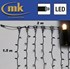 Bild von LED DRAPE LITE® 300 Gummi Lichtervorhang 230V / 2 m x 1.5 / 35W / koppelbar / IP67 für den Aussenbereich / neutralweiß / schwarzes Kabel, Bild 1