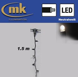 Bild von Ersatzstrang schwarz zu LED DRAPE LITE® 300 Gummi Lichtervorhang 019-330 + 019-432