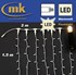 Bild von LED DRAPE LITE® 300 flashing Gummi Lichtervorhang 230V / 2 m x 1.5 / 35W / koppelbar / IP67 für den Aussenbereich / warmweiß / weißes Kabel, Bild 1