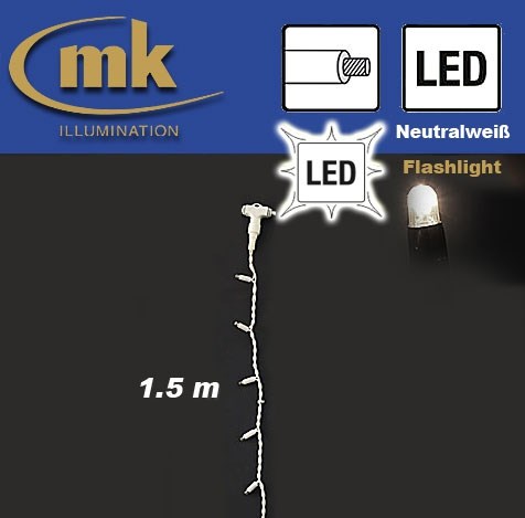 Bild von Ersatzstrang weiß zu LED DRAPE LITE® 300 flashing Gummi Lichtervorhang 019-338