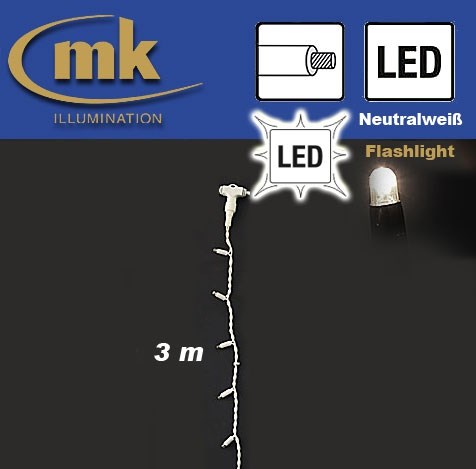 Bild von Ersatzstrang weiß zu LED DRAPE LITE® 600 flashing Gummi Lichtervorhang 019-340
