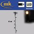 Bild von Ersatzstrang schwarz zu LED DRAPE LITE® 1200 Gummi Lichtervorhang 019-334, Bild 1