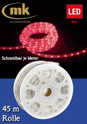 Bild von LED Rope Light 30 - PVC-Lichtschlauch mit 1.350 roten LEDs / 45m Rolle / 157.5 W / 220-240V / für den Aussenbereich IP44 / schneidbar je Meter