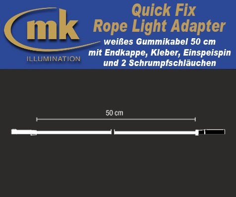 Bild von QuickFix Rope Light Adapter weiß