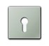 Bild von Jung LS Design Schlüsselschalter Abdeckung Metall Farbe Edelstahl matt, Bild 1