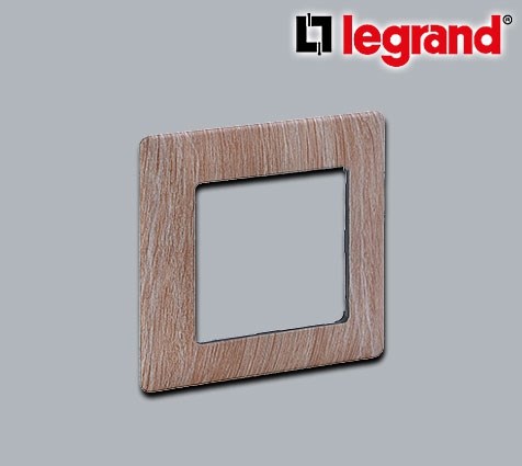 Bild von Legrand Valena Life Rahmen Light Wood 1-fach Farbe Holz glänzend