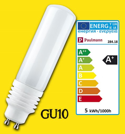 Bild von LED HV Stiftsockellampe Deco Pipe / 560 Lumen / 5W / GU10 / 230V / 2.700K warmweiß opal