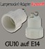 Bild von Lampensockel-Adapter, Kunststoff GU10 auf E14, Bild 1