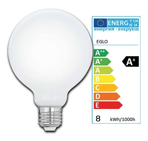 Bild für Kategorie LED-Filament Globelampe E27