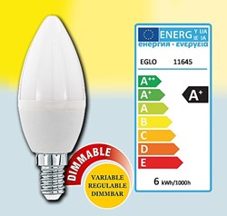 Bild für Kategorie LED-Kerzenlampe E14