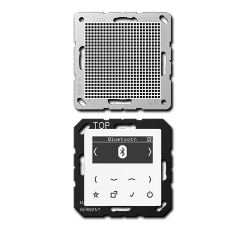 Bild von Smart Radio DAB+ Bluetooth Display Set Mono Lautsprecher alpinweiß