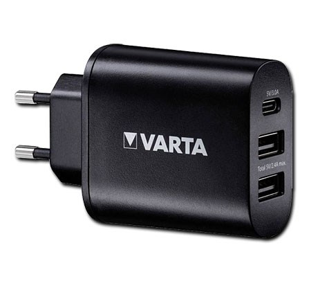 Bild von VARTA Wall Charger 2x USB A und 1x USB Type C