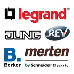 Bild für Kategorie Schalterprogramme Jung / Legrand / Merten / Berker / REV usw.