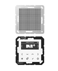 Bild von Jung Smart Radio DAB+ Display Set Mono Lautsprecher inkl. Netzteil alpinweiß