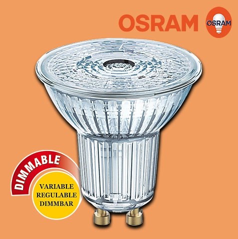 Bild von Osram LED Reflektorlampe Parathom PAR16 / 575 Lumen / 8W / GU10 / 220-240V / 60° / 4.000 K / 840 Neutralweiß / dimmbar / A+