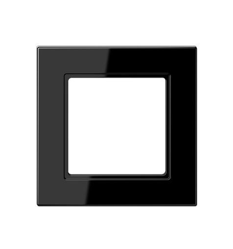 Bild von Jung Rahmen A500 / 1-fach /  85 x 85 mm / Thermoplast lackiert in schwarz