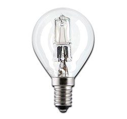 Bild von Halogen-Kugellampe G45 Mini Globe / 624 Lumen / 42W / E14 klar / 2.700K / 827 Warmweiß dimmbar